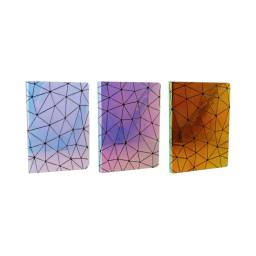 Libreta diseos hologrficos geomtrica 13 x 19 cm