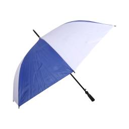 Paraguas azul y blanco 110cm.