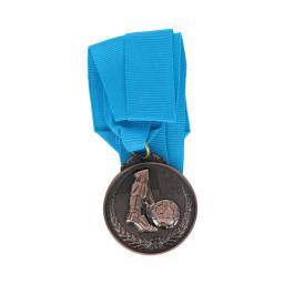 Medalla color bronce con cinta 5 cm