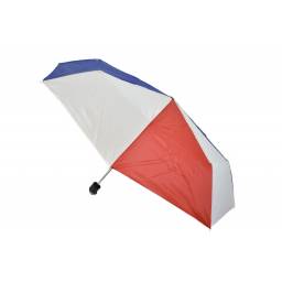 Paraguas rojo azul y blanco 85 cm