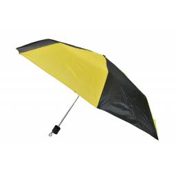 Paraguas amarillo y negro 85 cm