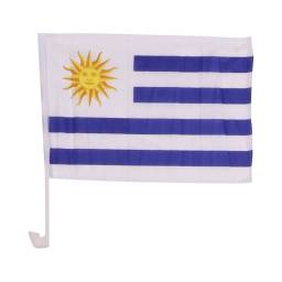 Bandera de Uruguay para auto 30 x 45 cm