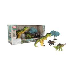 Set de dinosaurios en caja 4 pcs