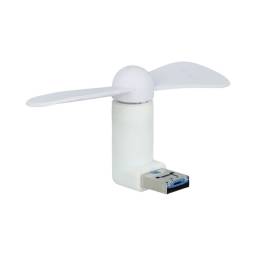 Mini ventilador USB 8.9 x 3 x 4.3 cm.
