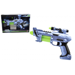 Pistola de juguete con sonido y luces 23x16cm