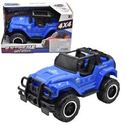 Camioneta 4x4 azul 20x12x11cm