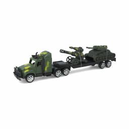 Camin militar con trailer y accesorios 39 x 12 x 12 cm
